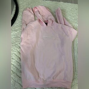 White Fox Pink Hoodie